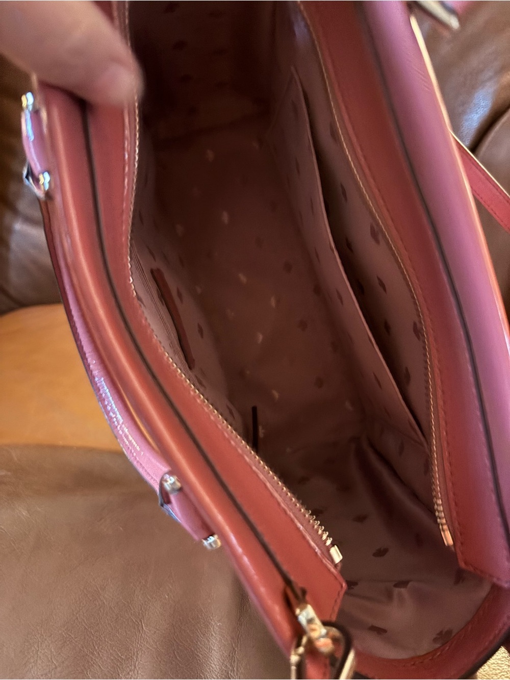 kate spade Bixby Place medium satchel
glossy, pomegranate
Like new - Picture 4 of 5